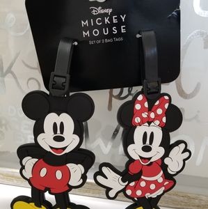 DISNEY MICKEY & MINNIE MOUSE LUGGAGE & BAG TAGS